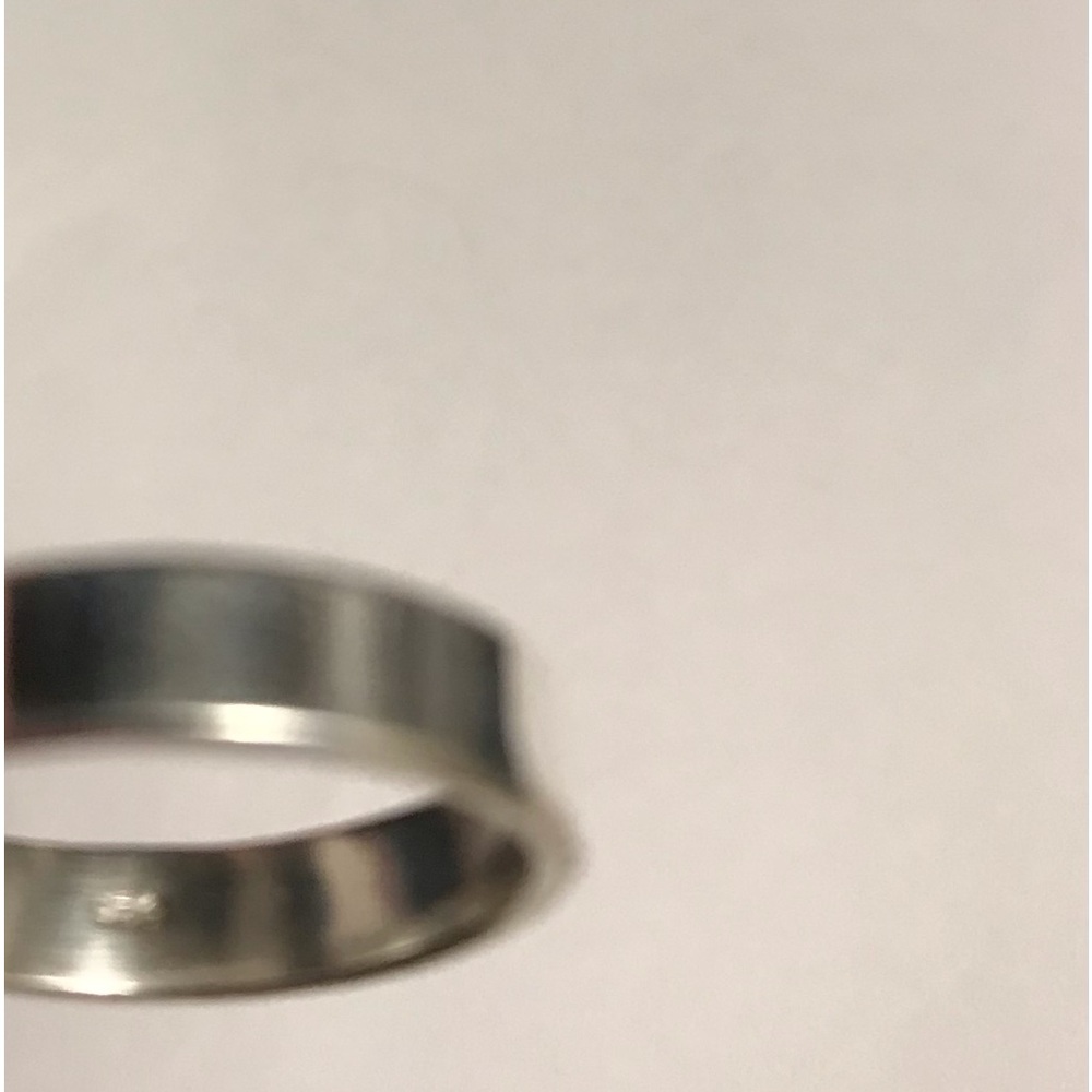 Blue Apatite Stamped 925 Sterling Silver Ring - Picture 3 of 3